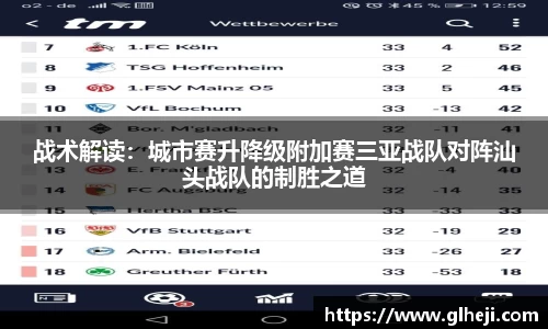 战术解读：城市赛升降级附加赛三亚战队对阵汕头战队的制胜之道